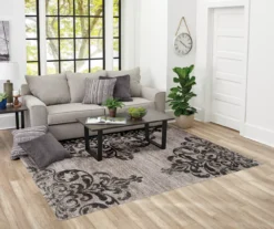 Broyhill Structures Korden Damask Area Rug -Broyhill 810461433 2