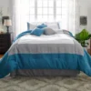 Vittorio Teal & Gray Comforter Set 2 Vittorio Teal & Gray Comforter Set -Broyhill 810485246 810485247 1