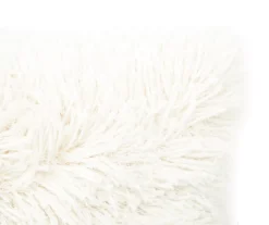 Harper Shag Ivory Throw Pillow -Broyhill 810487355 3