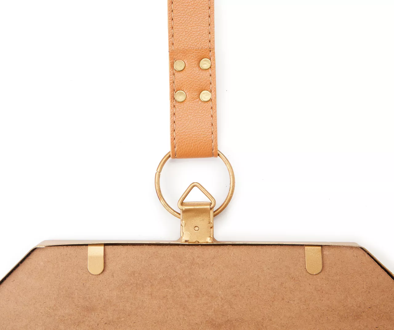 Gold Framed Octagonal Hanging Mirror 8 Gold Framed Octagonal Hanging Mirror - Image 6