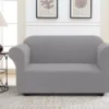 Gray Loveseat Sofa Slipcover 1 Gray Loveseat Sofa Slipcover -Broyhill 810498486 2