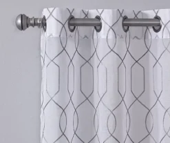 Broyhill Geo Sheer Grommet Curtain Panel Pair -Broyhill 810507478 3