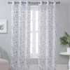 Broyhill Cassandra Floral Sheer Grommet Curtain Panel Pair -Broyhill 810507479