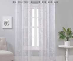 Broyhill Cassandra Floral Sheer Grommet Curtain Panel Pair -Broyhill 810507480