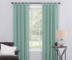 Broyhill Durham Semi-Sheer Textured Tab Top Curtain Panel 34 Broyhill Durham Semi-Sheer Textured Tab Top Curtain Panel -Broyhill 810511388 3