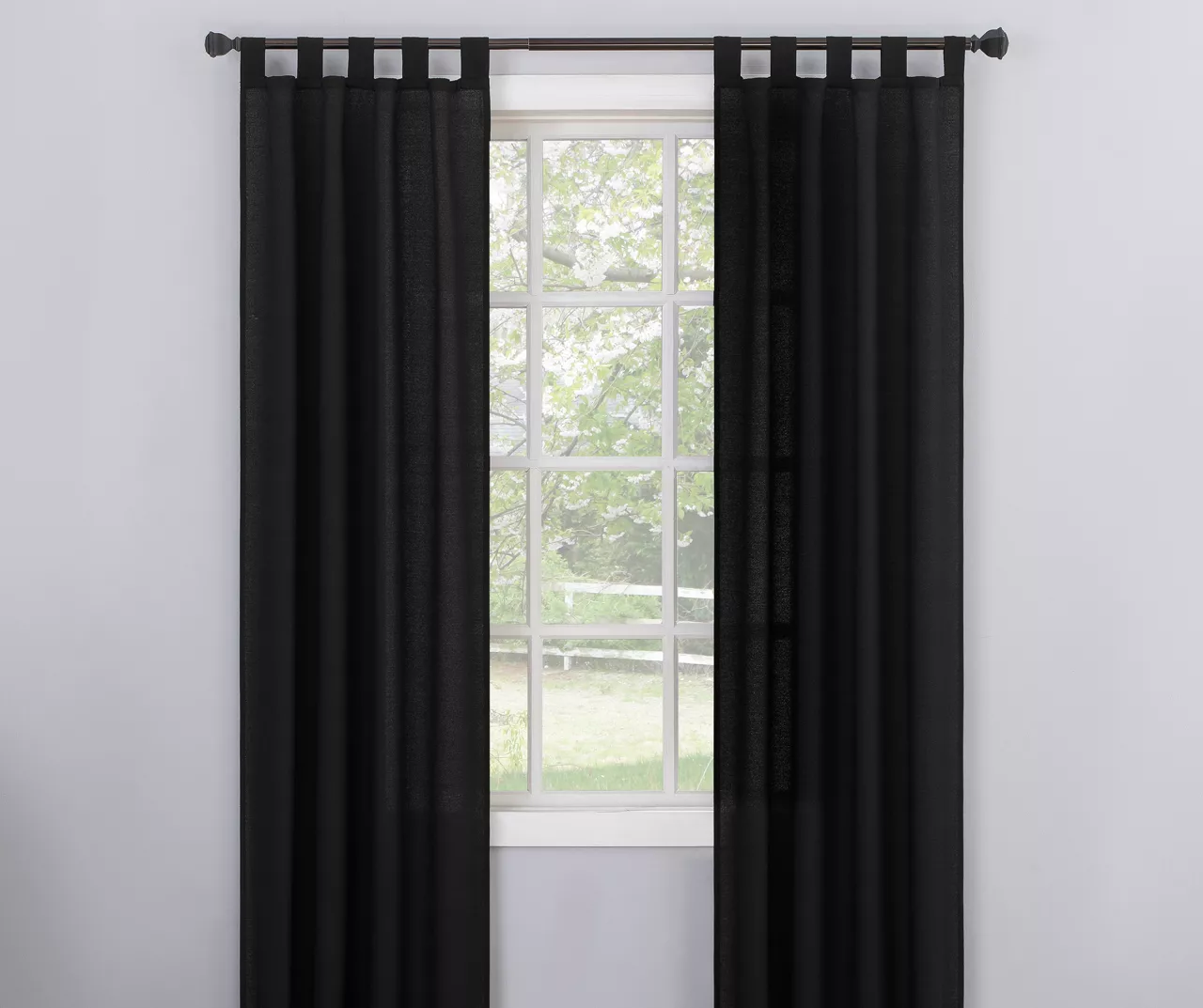 Broyhill Durham Semi-Sheer Textured Tab Top Curtain Panel 5 Broyhill Durham Semi-Sheer Textured Tab Top Curtain Panel - Image 3