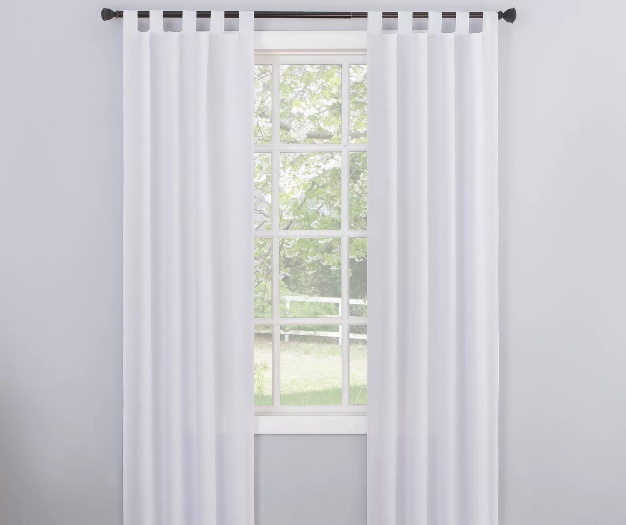 Broyhill Durham Semi-Sheer Textured Tab Top Curtain Panel 11 Broyhill Durham Semi-Sheer Textured Tab Top Curtain Panel - Image 9