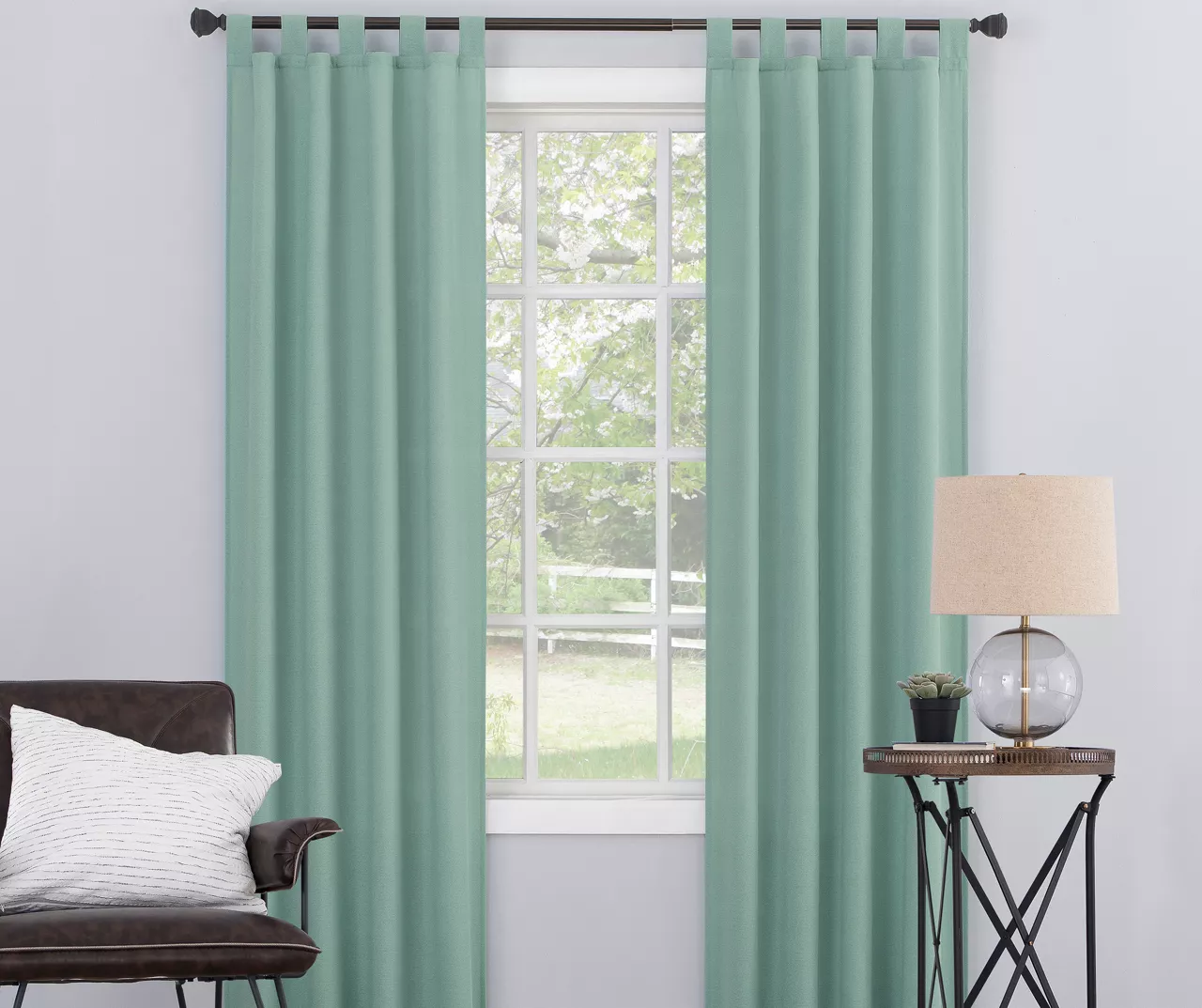 Broyhill Durham Semi-Sheer Textured Tab Top Curtain Panel 20 Broyhill Durham Semi-Sheer Textured Tab Top Curtain Panel - Image 18