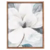Framed White Floral Canvas 1 Framed White Floral Canvas -Broyhill 810513213