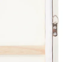 Framed White Floral Canvas -Broyhill 810513213 3