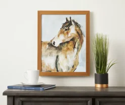 Brown Horse Framed Plaque -Broyhill 810515530 2
