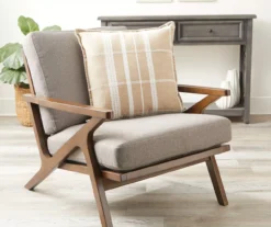 Tan & White Plaid Throw Pillow 7 Tan & White Plaid Throw Pillow -Broyhill 810515801 2