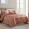Broyhill Kirkwale Rust Floral Jacquard 8-Piece Comforter Set -Broyhill 810515917