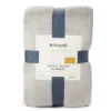 Gray Queen/King Velvet Plush Blanket -Broyhill 810519405 1