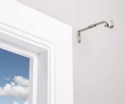 Legacy Satin Nickel Adjustable Curtain Rod Brackets, 2-Pack -Broyhill 810524280 4