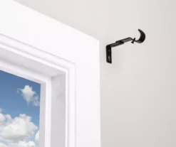 Legacy Brown-Black Adjustable Curtain Rod Brackets, 2-Pack -Broyhill 810524291 6