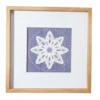 Blue & White Star Framed Print -Broyhill 810546217