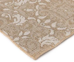Broyhill Sandpointe Tan & Ecru Damask Outdoor Area Rug -Broyhill 810546500 810546501 810546502 3 1