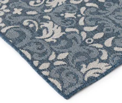 Broyhill Sandpointe Cobalt & Ecru Damask Outdoor Area Rug 13 Broyhill Sandpointe Cobalt & Ecru Damask Outdoor Area Rug -Broyhill 810546507 810546506 810546505 810546504 810546503 3