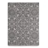 Broyhill Sandpointe Granite & Ecru Damask Outdoor Area Rug -Broyhill 810546508 810546509 810546511 810546512 1