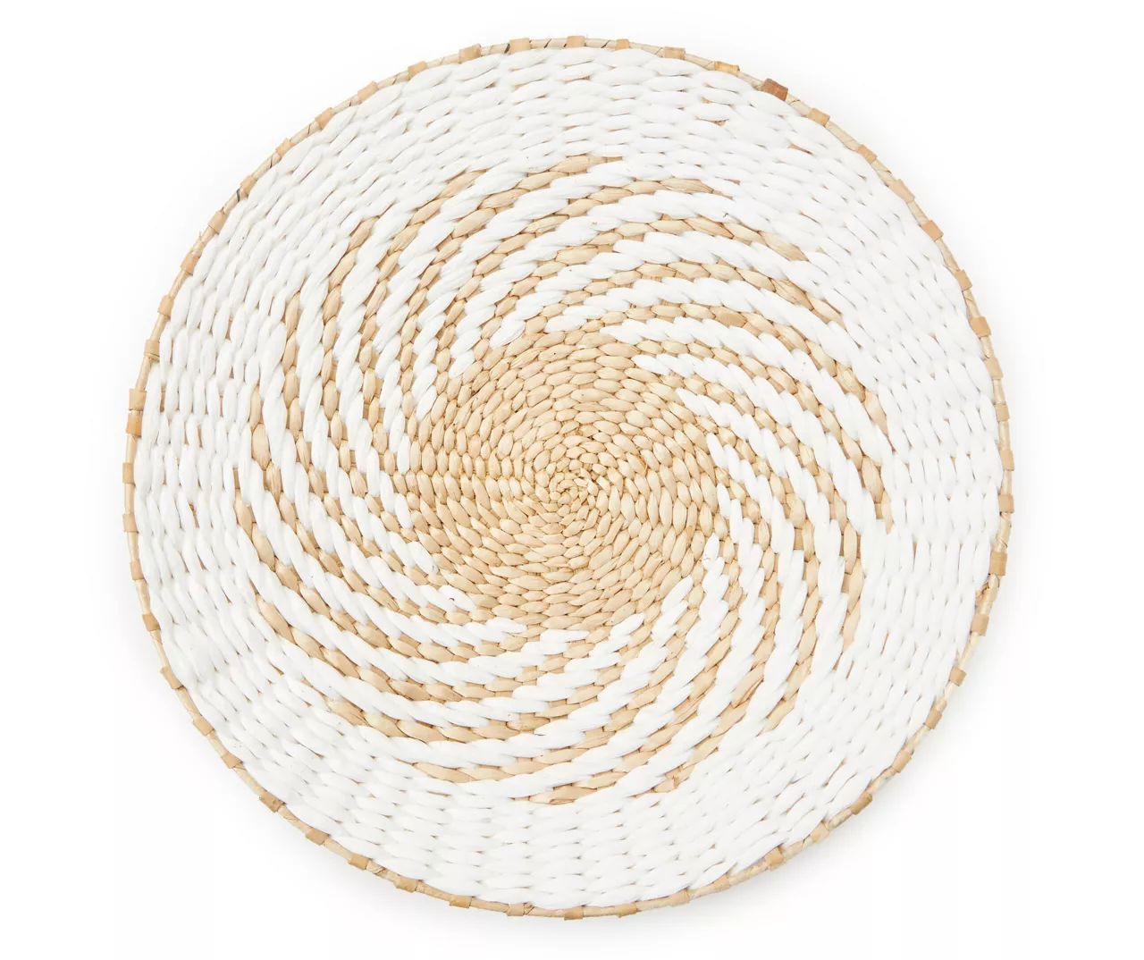 White Round Woven Swirl Wall Decor 3 White Round Woven Swirl Wall Decor