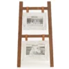 Brown & White 2-Photo Ladder Picture Frame -Broyhill 810552836