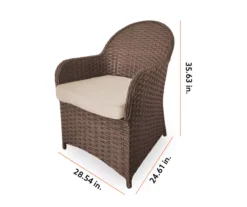 Broyhill Autumn Cove All-Weather Wicker Cushioned Patio Captain's Dining Chair 9 Broyhill Autumn Cove All-Weather Wicker Cushioned Patio Captain's Dining Chair -Broyhill 810554526 99 1