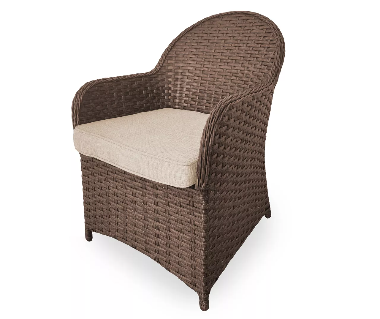 Broyhill Autumn Cove All-Weather Wicker Cushioned Patio Captain's Dining Chair 3 Broyhill Autumn Cove All-Weather Wicker Cushioned Patio Captain's Dining Chair