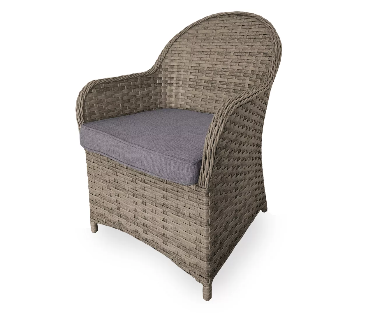 Broyhill Autumn Cove All-Weather Wicker Cushioned Patio Captain's Dining Chair 4 Broyhill Autumn Cove All-Weather Wicker Cushioned Patio Captain's Dining Chair - Image 2