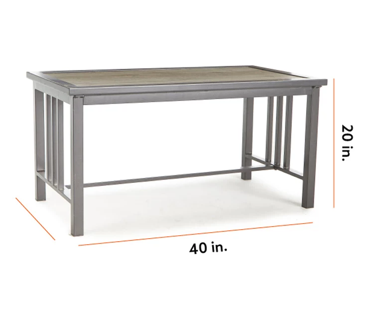 Eagle Brooke Wood Look Patio Coffee Table 7 Eagle Brooke Wood Look Patio Coffee Table - Image 5