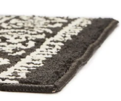 Broyhill Black & White Ornate Fascination Accent Rug -Broyhill 810557658 810557660 2