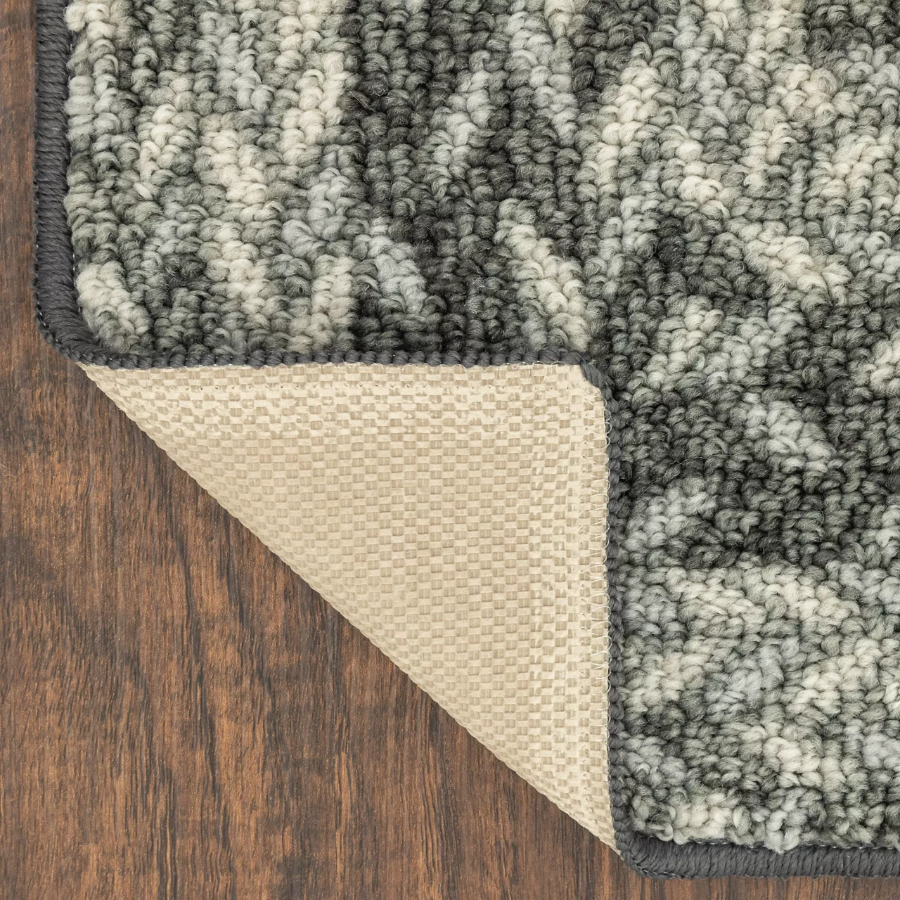 Broyhill Gray Braided Print Accent Rug 22 Broyhill Gray Braided Print Accent Rug - Image 20