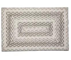 Broyhill Gray Braided Print Accent Rug 24 Broyhill Gray Braided Print Accent Rug -Broyhill 810557666