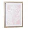 Pink & White Abstract Shell Framed Wall Art -Broyhill 810561166