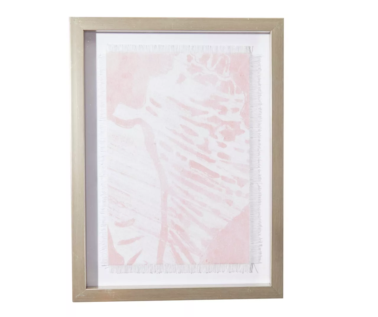 Pink & White Abstract Shell Framed Wall Art 3 Pink & White Abstract Shell Framed Wall Art