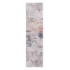 Paityn Gray & Blue Abstract Runner Rug, (2' X 7') -Broyhill 810563289