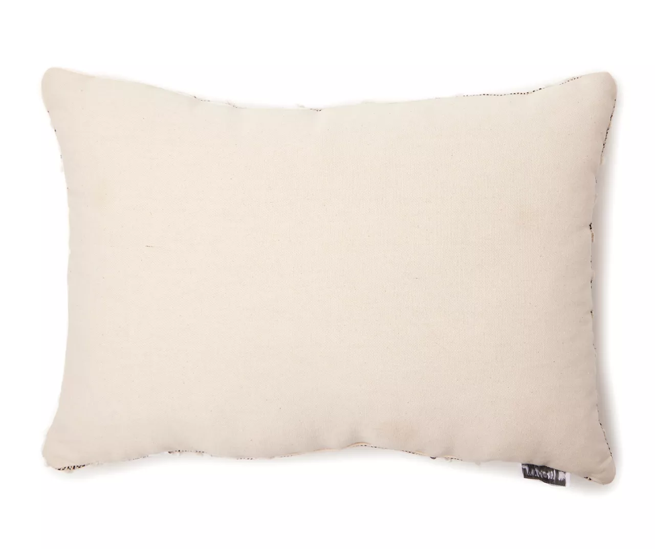 Black & White Knotted Stripe Rectangle Throw Pillow 5 Black & White Knotted Stripe Rectangle Throw Pillow - Image 3