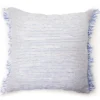 Blue Textured Stripe Square Throw Pillow -Broyhill 810565458