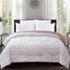 Broyhill Pink Geometric Texture Faux Fur Comforter 2 Broyhill Pink Geometric Texture Faux Fur Comforter -Broyhill 810573778 810573779