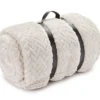 Broyhill Whisper White Chevron Embossed Velvet Blanket 2 Broyhill Whisper White Chevron Embossed Velvet Blanket -Broyhill 810573800 810573798