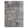 Hollyn Gunmetal Abstract Patchwork Area Rug, (5' X 7') -Broyhill 810586499 810586495 810586503 1