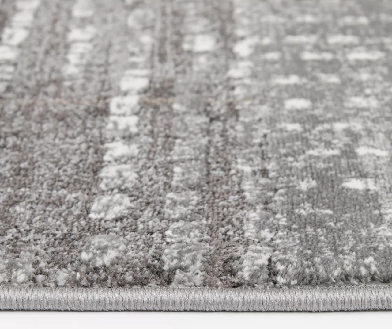 Hollyn Gunmetal Abstract Patchwork Area Rug, (5' X 7') 5 Hollyn Gunmetal Abstract Patchwork Area Rug, (5' X 7') - Image 3