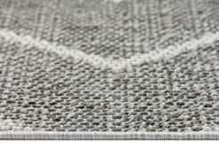 Jani Lagos Gray Geometric Outdoor Area Rug, (5' X 7') -Broyhill 810586754 810586755 810586756 A0 6 1