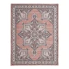 Broyhill Braiden Orange & Navy Floral Medallion Outdoor Area Rug -Broyhill 810587368 810587369 810587370 1