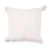 White Tamara Stripe Tassel-Accent Throw Pillow -Broyhill 810590725 A0 1