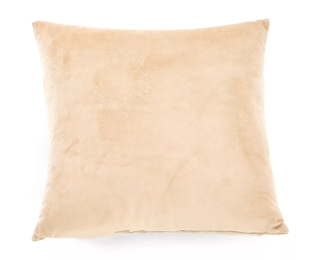New Beginnings Travertine & White Hash Mark Chenille Square Throw Pillow 4 New Beginnings Travertine & White Hash Mark Chenille Square Throw Pillow - Image 2