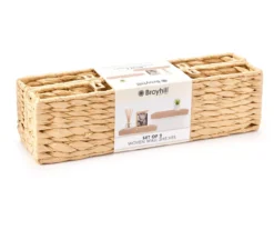 Natural Brown Woven Wall Shelf, 2-Pack -Broyhill 810602435 A0 1