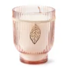 Wild Sedona Vanilla Cashmere Pink Rib Pedestal Candle, 15 Oz. 2 Wild Sedona Vanilla Cashmere Pink Rib Pedestal Candle, 15 Oz. -Broyhill 810602441 A0