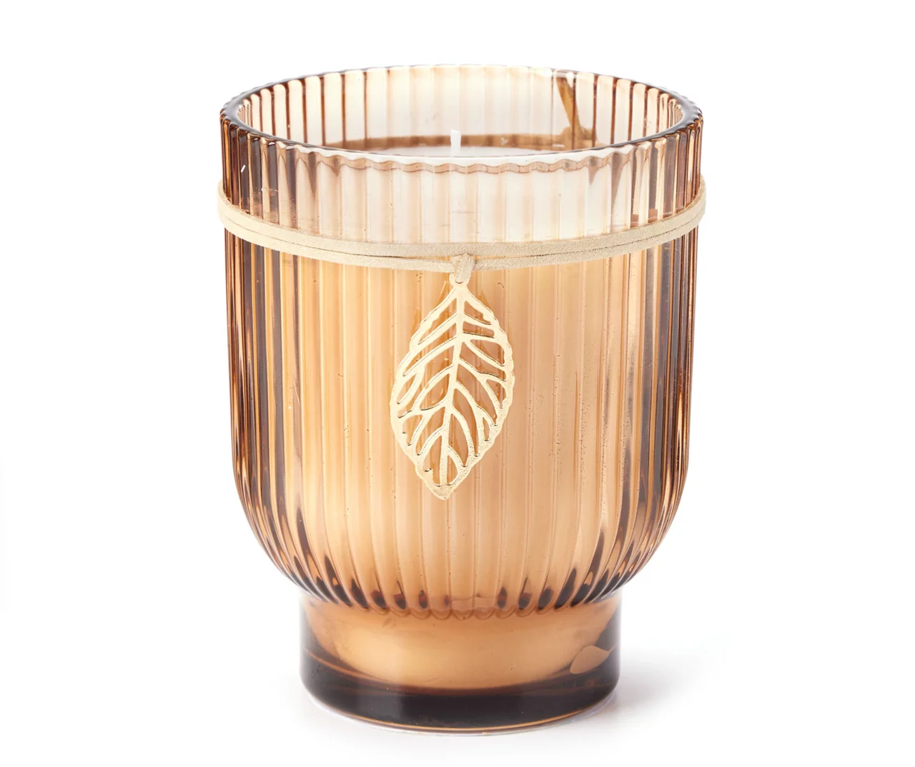 Wild Sedona Sandalwood Rib Pedestal Candle, 15 Oz. 3 Wild Sedona Sandalwood Rib Pedestal Candle, 15 Oz.