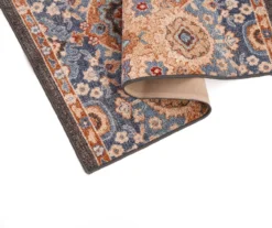 Broyhill Blue & Tan Traditional Floral Accent Rug -Broyhill 810602761 A8 1